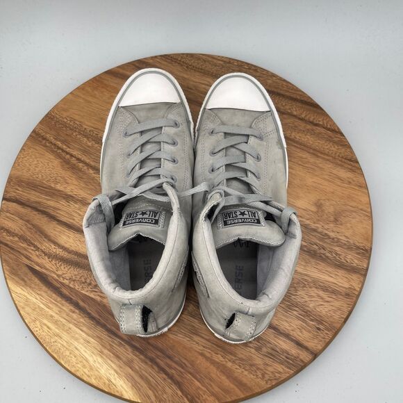 Converse All Star Street Hiker High Shoes Mens Size 12 Gray Leather Sneakers main image 5